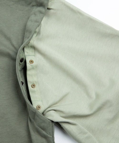 S'more(スモア)の「2WAY REMOVABLE SLEEVE COTTON CREW NECK BIG S/S T-SHIRT (SS)(Tシャツ/カットソー・レディース・ブラウン/グリーン・MEDIUM/SMALL/LARGE)」の22枚目の写真