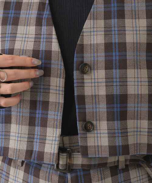 RETRO GIRL(レトロガール)の「ショートベスト(ベスト・レディース・ブラック/ナチュラル/ブラウン系その他2/ダークグレー・FREE)」の10枚目の写真