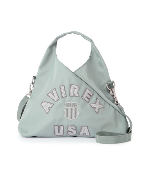 AVIREX（アヴィレックス）の「《直営店限定》SIGNATURE MINI SHOULDER BAG/シグネチャーロゴ ミニショルダーバッグ（ショルダーバッグ・レディース・オリーブ/ベージュ/ブラック/グリーン/チャコールグレー/ミント/ラベンダー・FREE/F）」の12枚目の写真