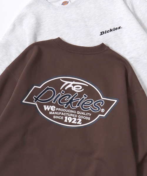 Dickies(ディッキーズ)の「Dickies/ディッキーズ 別注 オーバーサイズ 裏起毛 ロゴ バックプリント ワンポイント刺繍 スウェット トレーナー/長袖 トップス プルオーバー/レディース メンズ(スウェット・メンズ・グレー系その他/ダークグリーン/ブラック/ブルー系その他/ホワイト/アッシュグレー/ホワイト系その他/ブラック系その他/ブラック系その他2/ホワイト系その他2/グレー系その他2/ブラウン系その他/ブラウン/ネイビー・L/XL/M)」の11枚目の写真