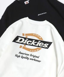 Dickies/ディッキーズ 別注 オーバーサイズ 裏起毛 ロゴ バックプリント ワンポイント刺繍 スウェット トレーナー/長袖 トップス プルオーバー/レディース メンズ