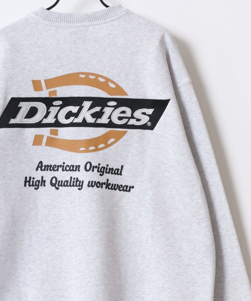 Dickies(ディッキーズ)の「Dickies/ディッキーズ 別注 オーバーサイズ 裏起毛 ロゴ バックプリント ワンポイント刺繍 スウェット トレーナー/長袖 トップス プルオーバー/レディース メンズ(スウェット・メンズ・グレー系その他/ダークグリーン/ブラック/ブルー系その他/ホワイト/アッシュグレー/ホワイト系その他/ブラック系その他/ブラック系その他2/ホワイト系その他2/グレー系その他2/ブラウン系その他/ブラウン/ネイビー・L/XL/M)」の20枚目の写真