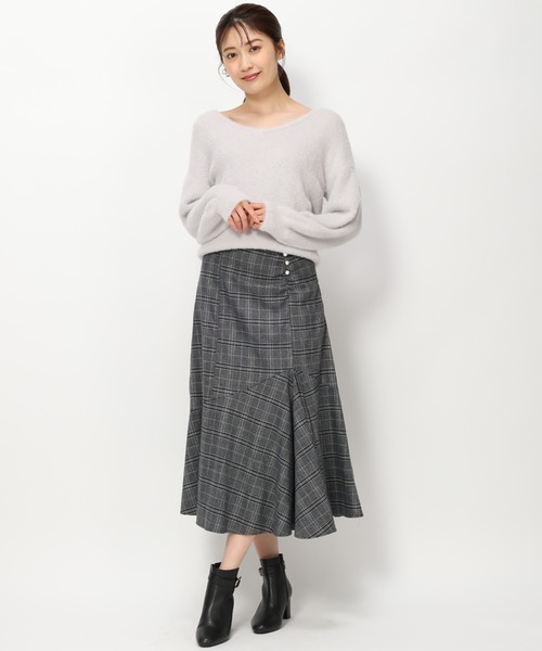 セール】バックレースシャギーニット/MM338301（ニット/セーター