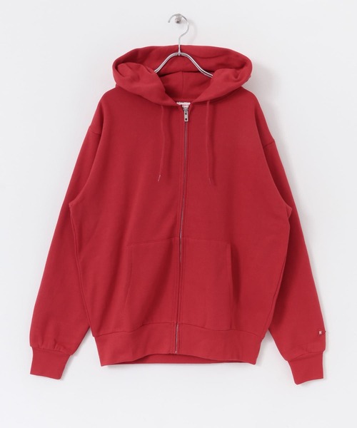70~80's Healthknit 無地 パーカー 4XL TALL 60s Healthknit 無地 コットン スウェットパーカー 赤 L