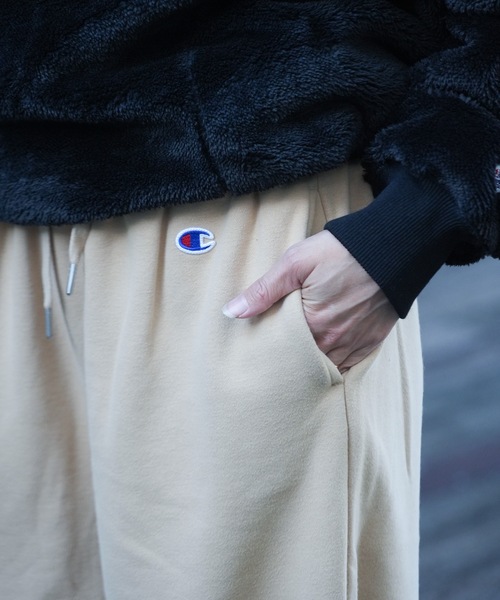 Champion(チャンピオン)の「【CHAMPION/チャンピオン】SWEAT PANT 裏起毛 スウェットパンツ ワイドパンツ CW-Y207 リサイクルポリエステル サステナブル ワイドシルエット(スウェットパンツ・レディース・ブラック/杢グレー/ベージュ・MEDIUM/LARGE)」の19枚目の写真