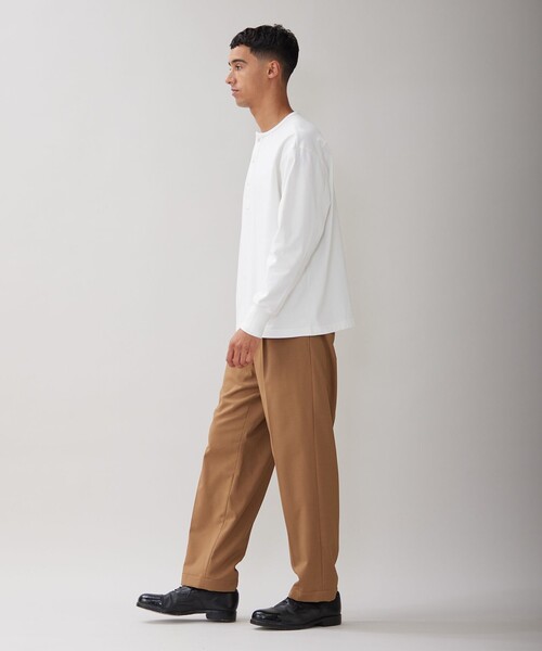 UNFILO(アンフィーロ)の「コットン ヘンリーネックTEE(Tシャツ/カットソー・メンズ・ホワイト系/ネイビー系/ワイン系・LARGE/X-LARGE/SMALL/MEDIUM)」の16枚目の写真