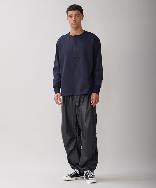 UNFILO(アンフィーロ)の「コットン ヘンリーネックTEE(Tシャツ/カットソー・メンズ・ホワイト系/ネイビー系/ワイン系・LARGE/X-LARGE/SMALL/MEDIUM)」の13枚目の写真