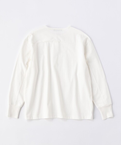 UNFILO(アンフィーロ)の「コットン ヘンリーネックTEE(Tシャツ/カットソー・メンズ・ホワイト系/ネイビー系/ワイン系・LARGE/X-LARGE/SMALL/MEDIUM)」の8枚目の写真