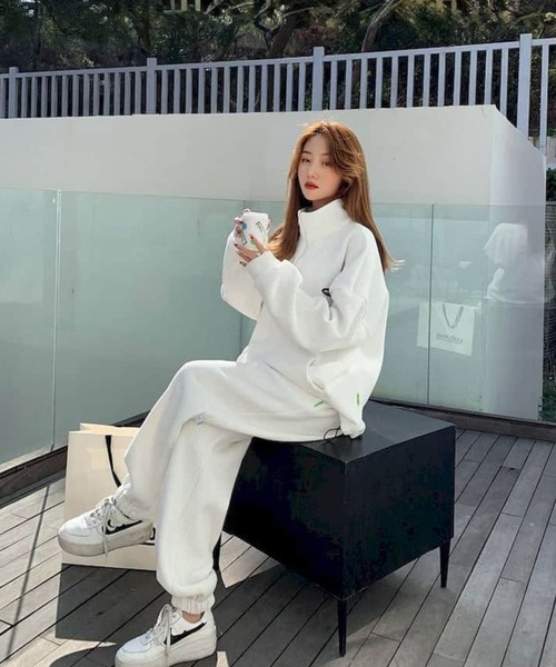 大人気！USS2 上下セットアップ24-25モデル sevens（セブンズ）の「【sevens】ハーフジップニットセットアップ