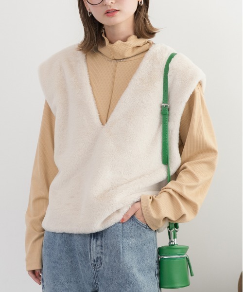 セール】メローロック テレコ素材 タートル インナー（Tシャツ