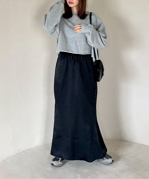 feepur（フェピュール）の「アウトロックラグランショートスウェット（スウェット・レディース・レッド/ブラック/杢グレー/オートミール・MEDIUM）」の11枚目の写真