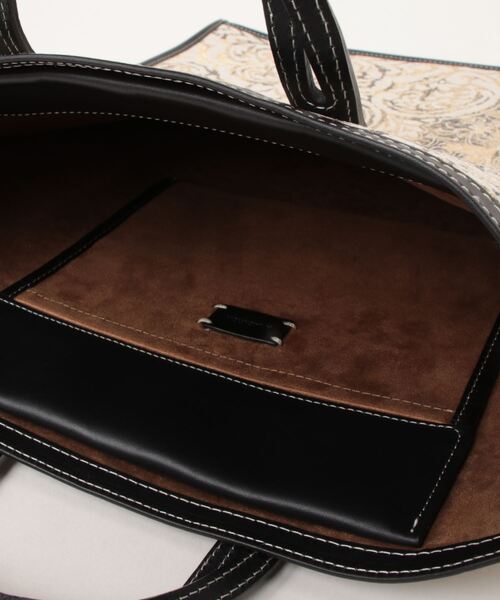 Chaos（カオス）の「Chaos(カオス)/【A VACATION】FAN トートバッグ（トートバッグ・レディース・ライトグレー・FREE）」の4枚目の写真