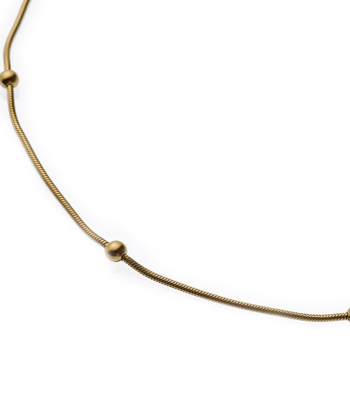 CENE(セネ)の「【CENE】セネ/ドットボールネックレス(ネックレス・レディース・シルバー/ゴールド・FREE)」の8枚目の写真