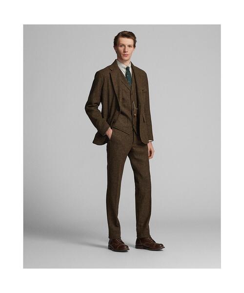 RRL ダブルアール　限定 ブラウンズビーチ ツイード ベスト L RRL ダブルアール 限定 ブラウンズビーチ ツイード ベスト L