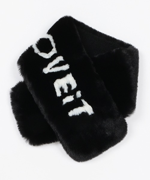 by LOVEiT(バイラビット)の「ロゴリバーシブルマフラー(マフラー・キッズ・ブラック/オフホワイト/ピンク・FREE)」の12枚目の写真