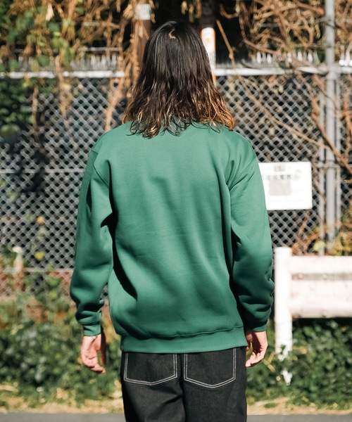 THRASHER（スラッシャー）の「【直営店限定モデル】 MICHAEL SIEBEN CREW SWEAT/スラッシャー10oz(オンス)裏起毛ヘビーウェイトスウェットトレーナー（スウェット・メンズ・アッシュグレー/インディゴブルー/ダークグリーン・X-LARGE/MEDIUM/LARGE）」の10枚目の写真