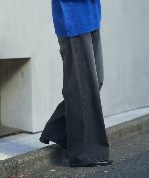 COLONY 2139（コロニートゥーワンスリーナイン）の「ワイドストレートデニム（デニムパンツ・メンズ・ブラック系その他/ブラック・MEDIUM/LARGE）」の4枚目の写真