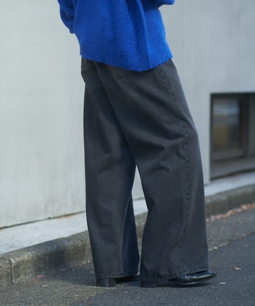COLONY 2139（コロニートゥーワンスリーナイン）の「ワイドストレートデニム（デニムパンツ・メンズ・ブラック系その他/ブラック・MEDIUM/LARGE）」の5枚目の写真