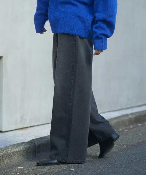COLONY 2139（コロニートゥーワンスリーナイン）の「ワイドストレートデニム（デニムパンツ・メンズ・ブラック系その他/ブラック・MEDIUM/LARGE）」の6枚目の写真