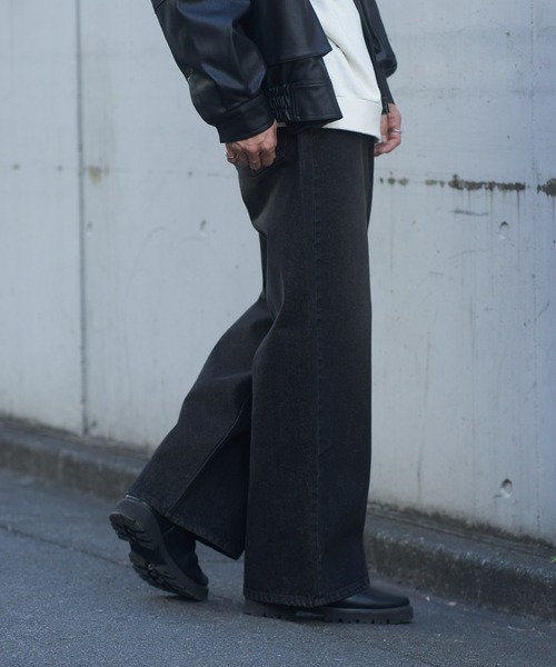 COLONY 2139（コロニートゥーワンスリーナイン）の「ワイドストレートデニム（デニムパンツ・メンズ・ブラック系その他/ブラック・MEDIUM/LARGE）」の10枚目の写真
