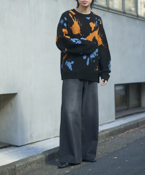 COLONY 2139（コロニートゥーワンスリーナイン）の「ワイドストレートデニム（デニムパンツ・メンズ・ブラック系その他/ブラック・MEDIUM/LARGE）」の12枚目の写真