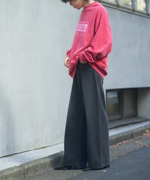 COLONY 2139（コロニートゥーワンスリーナイン）の「ワイドストレートデニム（デニムパンツ・メンズ・ブラック系その他/ブラック・MEDIUM/LARGE）」の18枚目の写真