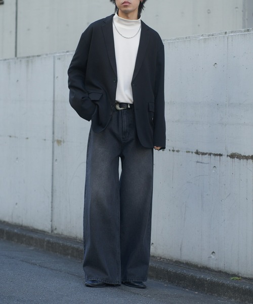 COLONY 2139（コロニートゥーワンスリーナイン）の「ワイドストレートデニム（デニムパンツ・メンズ・ブラック系その他/ブラック・MEDIUM/LARGE）」の21枚目の写真