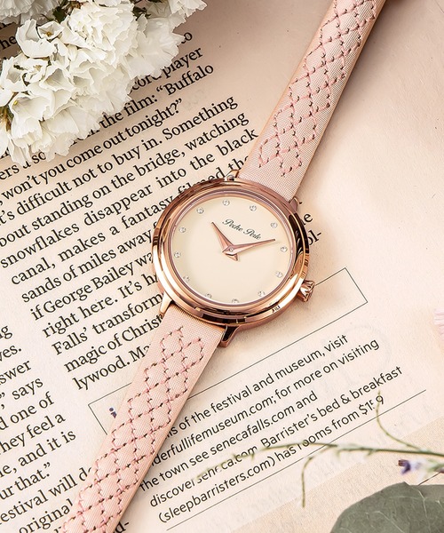 WORLD WIDE WATCH(ワールドワイドウォッチ)の「Peche Perle/ペシュペール Quilting Bijou Collection 腕時計 PEC-PP003002 レディース(アナログ腕時計・レディース・アイボリー・FREE)」の9枚目の写真