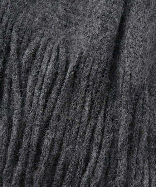 marjour（マージュール）の「MOCHI STOLE（マフラー・レディース・チャコール・FREE）」の14枚目の写真