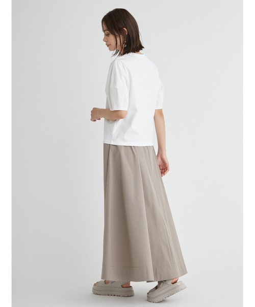 emmi（エミ）の「【emmi atelier】シルケットカットＴシャツ（Tシャツ/カットソー・レディース・ブラック/ブラウン/ライム/ホワイト・FREE）」の12枚目の写真