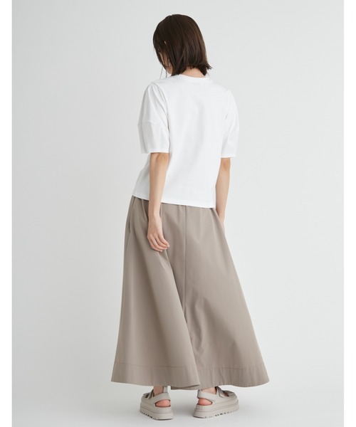 emmi（エミ）の「【emmi atelier】シルケットカットＴシャツ（Tシャツ/カットソー・レディース・ブラック/ブラウン/ライム/ホワイト・FREE）」の13枚目の写真