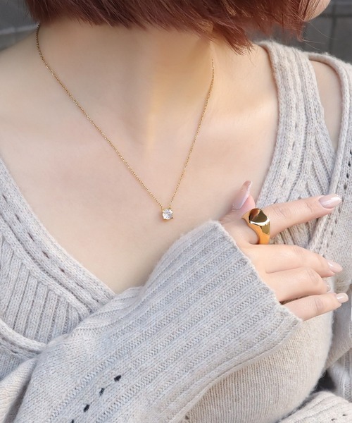blackdia ocean(ブラックダイヤオーシャン)の「blackdia ocean ハートフラットヘッドリング(リング・レディース・シルバー/ゴールド・14号/11号/9号/16号/18号)」の5枚目の写真