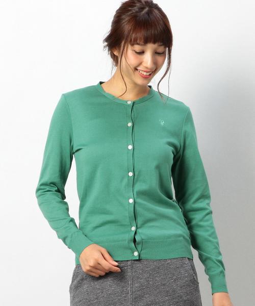 coen（コーエン）の「ニットソーカーディガン15SS ２（カーディガン/ボレロ・レディース・オフホワイト/ワインレッド/ケリー/ライトブルー・MEDIUM/LARGE）」の3枚目の写真