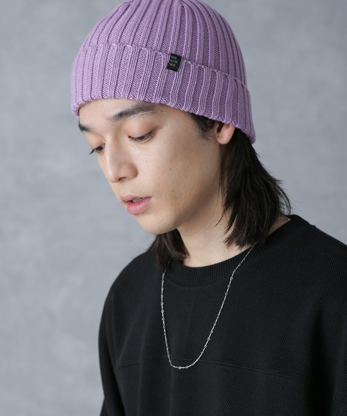RACAL（ラカル）の「RACAL/別注 standard knit cap（ニットキャップ/ビーニー・メンズ・ラベンダー/モカ/イエロー/チャコール/ブルー系その他・FREE）」の5枚目の写真