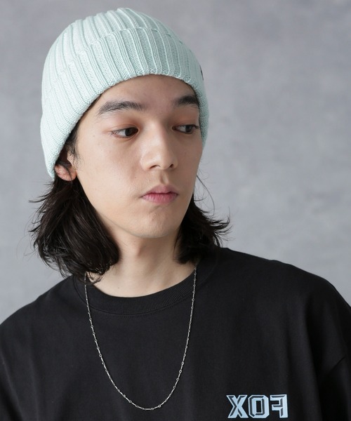 RACAL（ラカル）の「RACAL/別注 standard knit cap（ニットキャップ/ビーニー・メンズ・ラベンダー/モカ/イエロー/チャコール/ブルー系その他・FREE）」の4枚目の写真