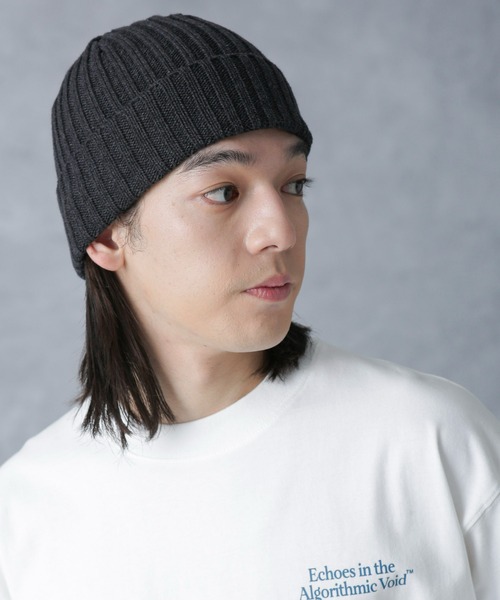 RACAL（ラカル）の「RACAL/別注 standard knit cap（ニットキャップ/ビーニー・メンズ・ラベンダー/モカ/イエロー/チャコール/ブルー系その他・FREE）」の12枚目の写真