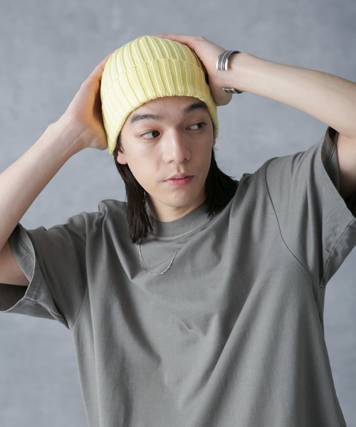 RACAL（ラカル）の「RACAL/別注 standard knit cap（ニットキャップ/ビーニー・メンズ・ラベンダー/モカ/イエロー/チャコール/ブルー系その他・FREE）」の19枚目の写真