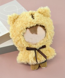 Appel Toi(アペルトワ)の【15cmぬい推奨サイズ】ぬいぐるみ ぬい活 ぬい撮り kpopdoll ドール ぬい服 着せ替え コスチューム アニマル ポンチョ(その他雑貨)