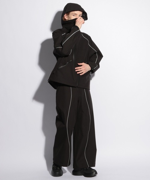 HARE（ハレ）の「【SET UP対応 Urban Tech series】アーバンテクニカルワイドパンツ(HARE)（その他パンツ・メンズ・ブラック・SMALL/MEDIUM）」の2枚目の写真