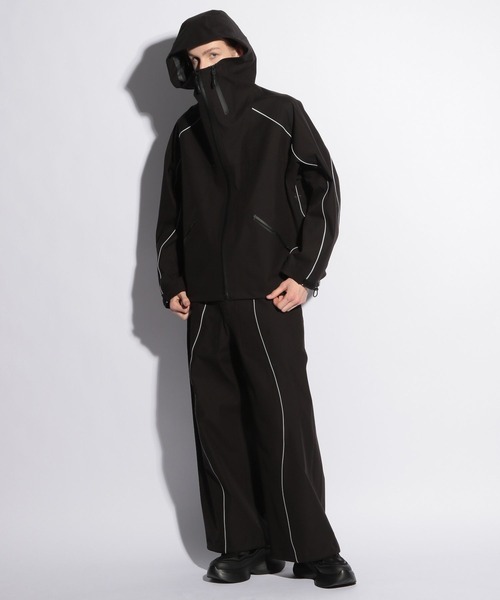 HARE（ハレ）の「【SET UP対応 Urban Tech series】アーバンテクニカルワイドパンツ(HARE)（その他パンツ・メンズ・ブラック・SMALL/MEDIUM）」の3枚目の写真