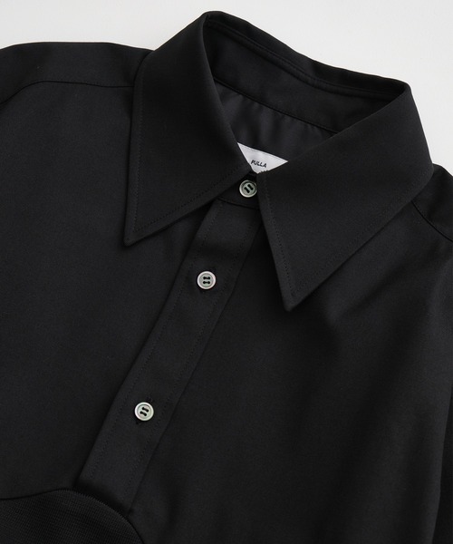 【超美品】TOGA PULLA Taffeta pleats shirt 36 TOGA PULLA（トーガ プルラ）の「【TOGA PULLA/トーガプルラ】Taffeta