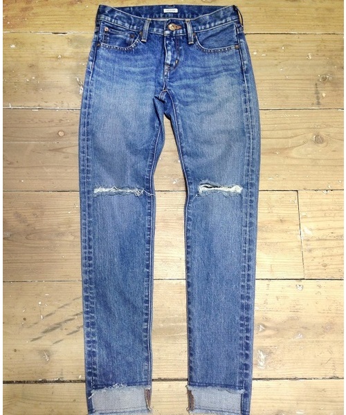 TODAYFUL（トゥデイフル）の「Samantha'sデニム（デニムパンツ・レディース・ブルー・23inch/24inch/25inch/26inch）」の4枚目の写真