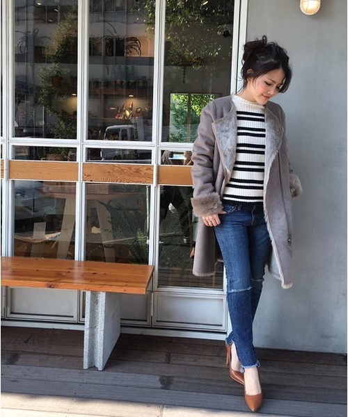 TODAYFUL（トゥデイフル）の「Samantha'sデニム（デニムパンツ・レディース・ブルー・23inch/24inch/25inch/26inch）」の13枚目の写真