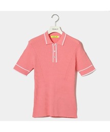VIVA HEART（ビバハート）の「【VIVA HEART/GOLF】リブニット半袖ポロ（ポロシャツ）」