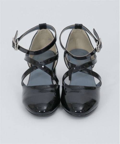 axes femme(アクシーズファム)の「クロスストラップパンプス(パンプス・レディース・グリーン/ブラック/グレイッシュベージュ・MEDIUM/LARGE)」の21枚目の写真