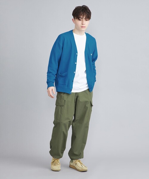 PENNEYS（ぺニーズ）の「PENNEYS（ぺニーズ）別注Vネックガーターニットカーディガン（WEB限定カラー）（カーディガン/ボレロ・メンズ・その他2/オフホワイト/グレー/その他1/ブラック/コバルトブルー/ケリーグリーン・XL/L/M/S）」の9枚目の写真