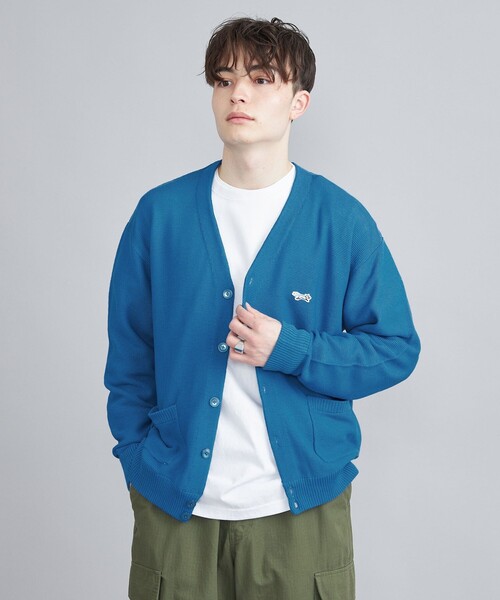 PENNEYS（ぺニーズ）の「PENNEYS（ぺニーズ）別注Vネックガーターニットカーディガン（WEB限定カラー）（カーディガン/ボレロ・メンズ・その他2/オフホワイト/グレー/その他1/ブラック/コバルトブルー/ケリーグリーン・XL/L/M/S）」の10枚目の写真