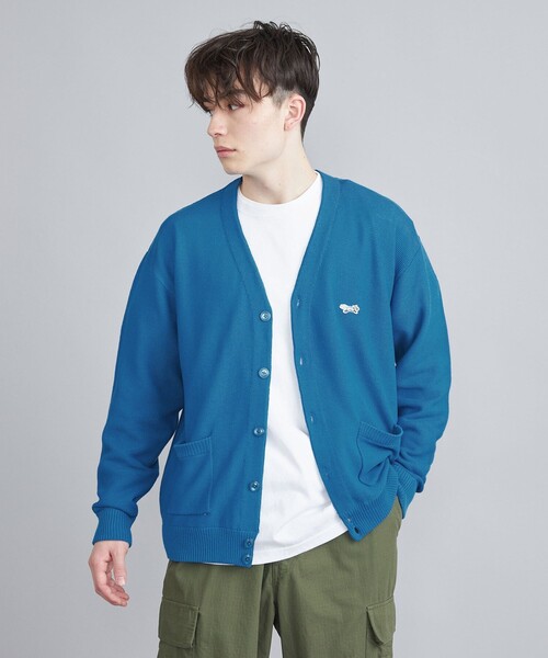 PENNEYS（ぺニーズ）の「PENNEYS（ぺニーズ）別注Vネックガーターニットカーディガン（WEB限定カラー）（カーディガン/ボレロ・メンズ・その他2/オフホワイト/グレー/その他1/ブラック/コバルトブルー/ケリーグリーン・XL/L/M/S）」の12枚目の写真