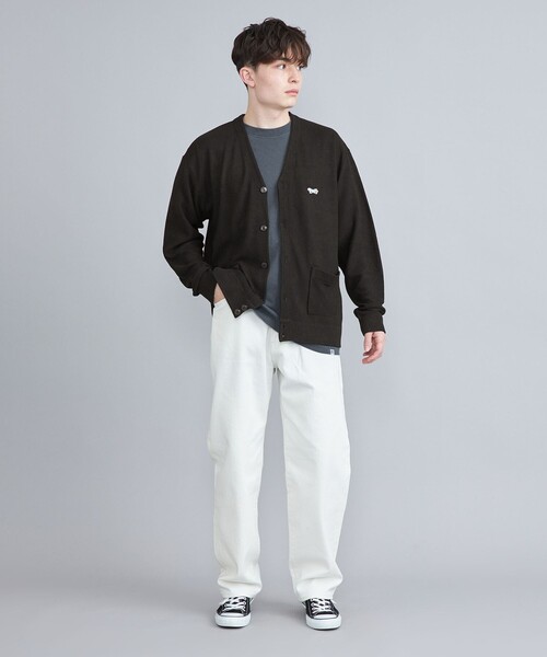 PENNEYS（ぺニーズ）の「PENNEYS（ぺニーズ）別注Vネックガーターニットカーディガン（WEB限定カラー）（カーディガン/ボレロ・メンズ・その他2/オフホワイト/グレー/その他1/ブラック/コバルトブルー/ケリーグリーン・XL/L/M/S）」の19枚目の写真