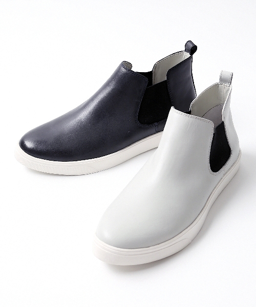 collex（コレックス）の「サイドゴアハイカットスニーカー（スニーカー・レディース・グレー/ネイビー・36/37/38）」の6枚目の写真